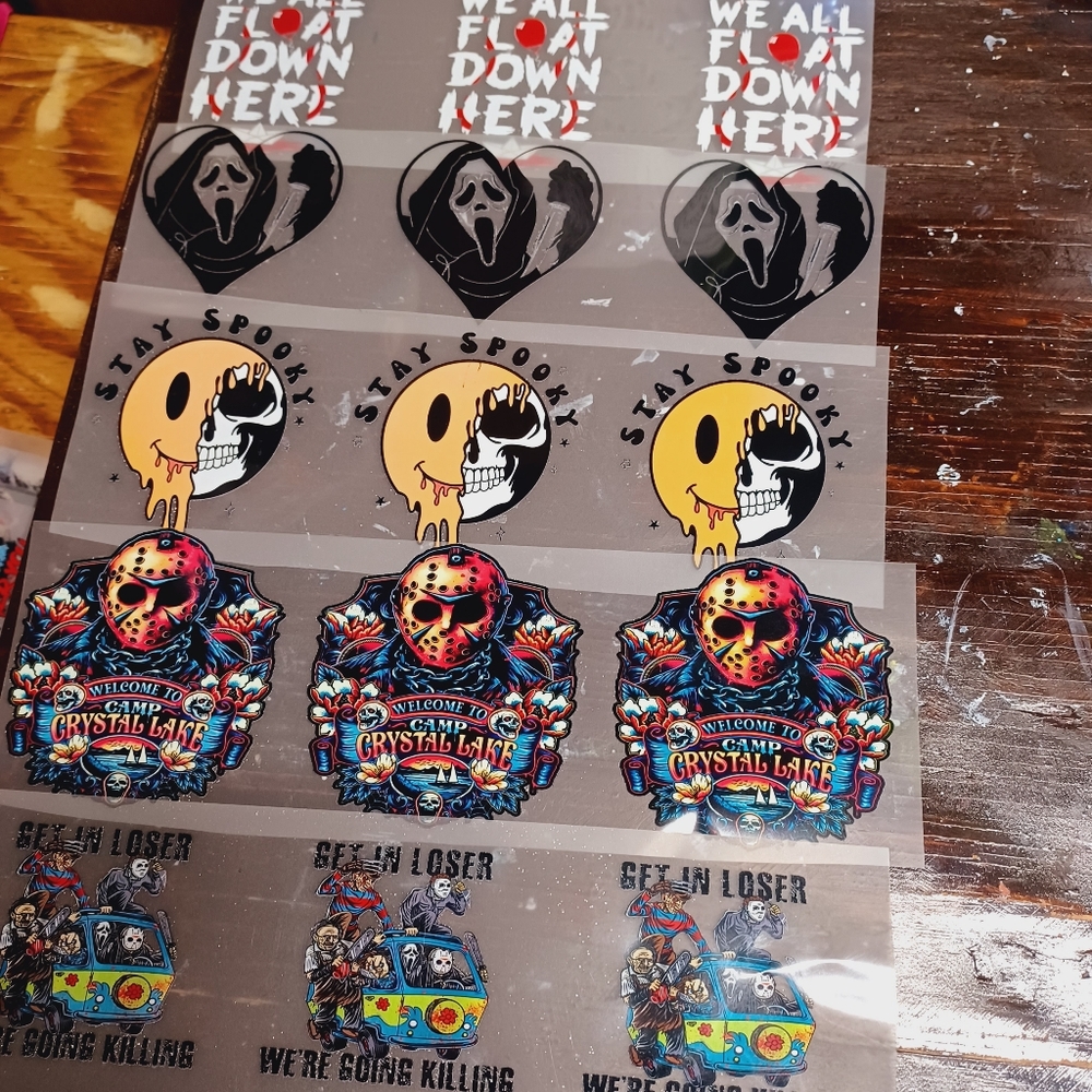 12pc Pocket Size Dtf Heat Transfers